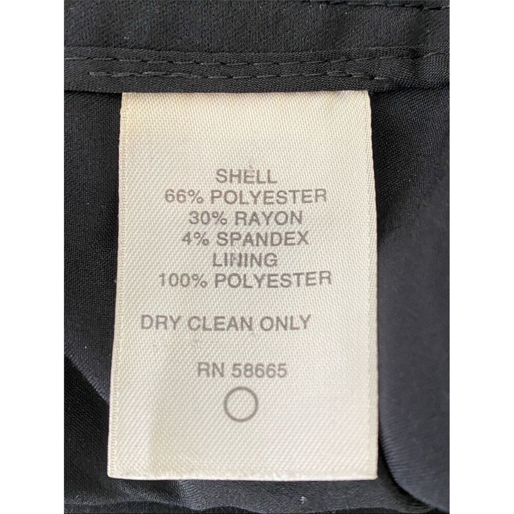 Classiques Entier Black Pleated Circle Skirt Sz 8 Preppy Academia Classic - Picture 4 of 4